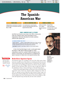 The Spanish- American War