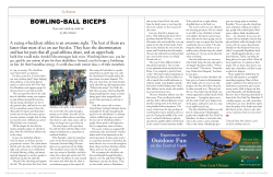 bowling-ball biceps - Adventure Cycling Association