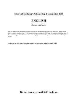 english - Eton College