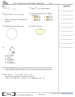 Answers 3 10 B heptagon 41 u2 C 1,164 C 10&times;10=100