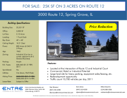 FOR SALE: 25K SF ON 3 ACRES ON ROUTE 12 3000 Route 12