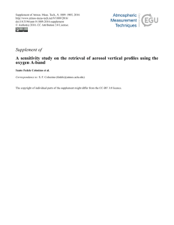 Supplement - Atmos. Meas. Tech