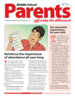 April 2011 Newsletter - Southern Columbia Area School District