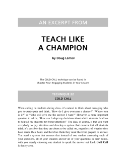 teach like a champion - Jossey