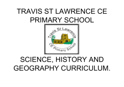 Our Creative Curriculum - Travis St Lawrence CE Primary School