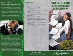 Marijuana - Primo Prevention