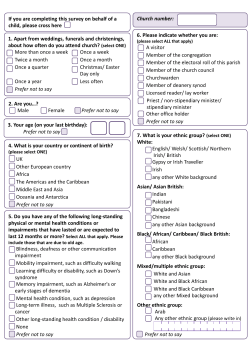 EveryoneCounts_survey - The Church of England