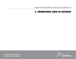 GUIDE TO WEED CONTROL 2016&ndash;2017 Publication 75