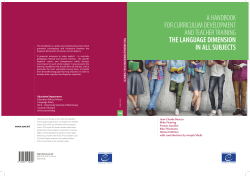Conseil de l`Europe - brochure A4 portrait