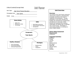 Critical Content/Concept Web Unit Overview