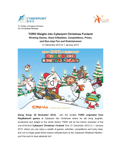 Toro Lights Up Cyberport Christmas Funland