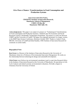 STP leaflet template - Food Climate Research Network