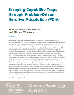 Problem-Driven Iterative Adaptation