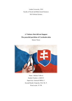 Adriana Valkova Master Thesis - A Violence that did not happen