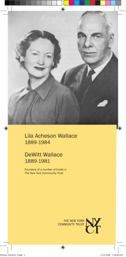Lila Acheson Wallace DeWitt Wallace