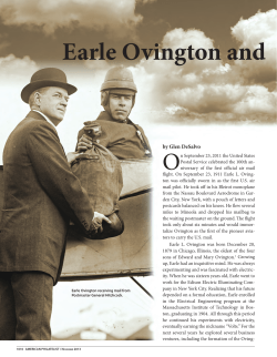 Earle Ovington and the First Air Mail Flight