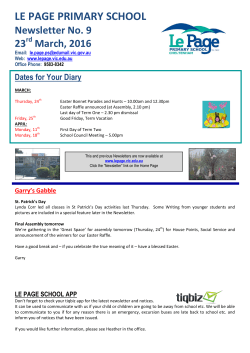 23-03-16 - Le Page Primary School