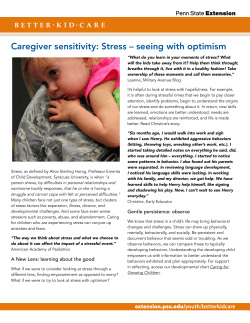 Great Ideas: Stress - Penn State University