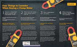 Four Things to Consider When Buying a Clamp Meter