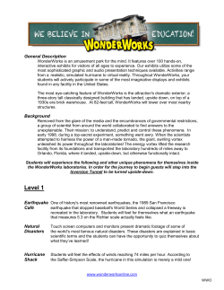 FACT SHEET - WonderWorks