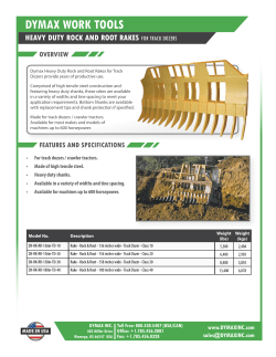 Rock and Root Rakes Product Brochure (download)