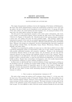 Some updates on isoperimetric problems