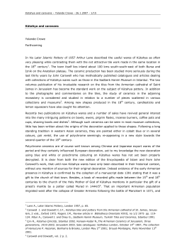 K&uuml;tahya and caravans