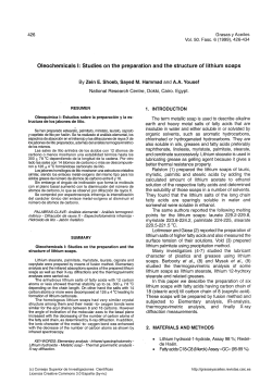 Studies on the preparation and the structure of