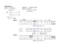 3.44(a) BJS3 p.143 -x1 - 2x2 + x3 transform to: (add slack variables