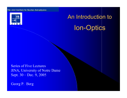 Ion-Optics