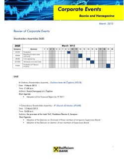 Corporate Events - Raiffeisen Bank