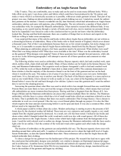 Embroidery of an Anglo