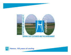 Moving to Sea Water Cooling Towers - International District Energy
