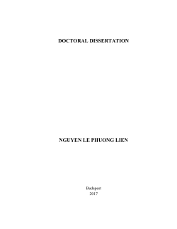 doctoral dissertation nguyen le phuong lien
