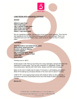 LONG PIZZAS WITH ASSORTED TOPPINGS DOUGH 500ml (2