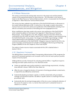 Chapter 4.10 Water Resources