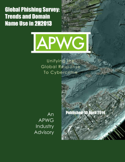 Global Phishing Survey - Anti