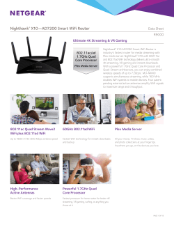 Nighthawk&reg; X10&mdash;AD7200 Smart WiFi Router