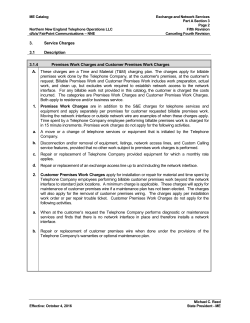 ME Catalog Labor Rate Changes