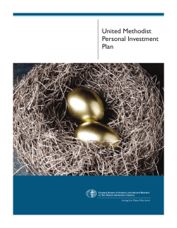 United Methodist Personal Investment Plan