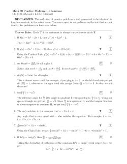 Math 90 Practice Midterm III Solutions Ch. 8-10 (Ebersole), 3.3