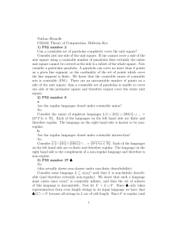 Nathan Brunelle CS3102, Theory of Computation