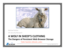A Wolf in Sheep`s Clothing