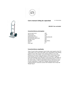Carro manual 225kg de capacidad
