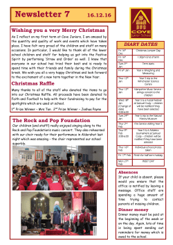 Newsletter 7 16.12.16