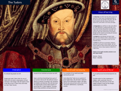 The Tudors - West Pennard Primary School