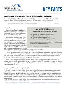 New look at Ben Franklin Transit finds familiar problems