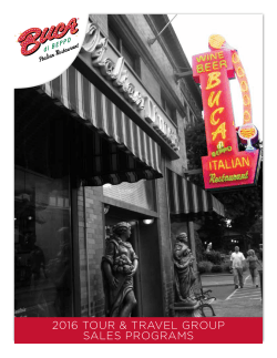 Buca di Beppo Menu