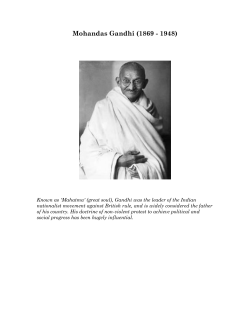 Mohandas Gandhi (1869