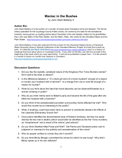 Maniac in the Bushes - Mentor Public Library